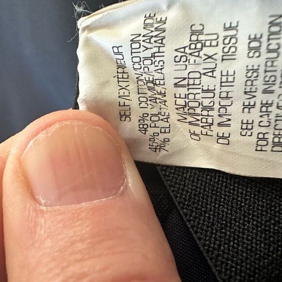 Theory navy blue elastic waist pants in size 8 - Picture 8 of 11